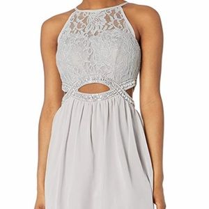 Speechless Women's Party Dress with Peek-a-Boo Jeweled Waist - NWT